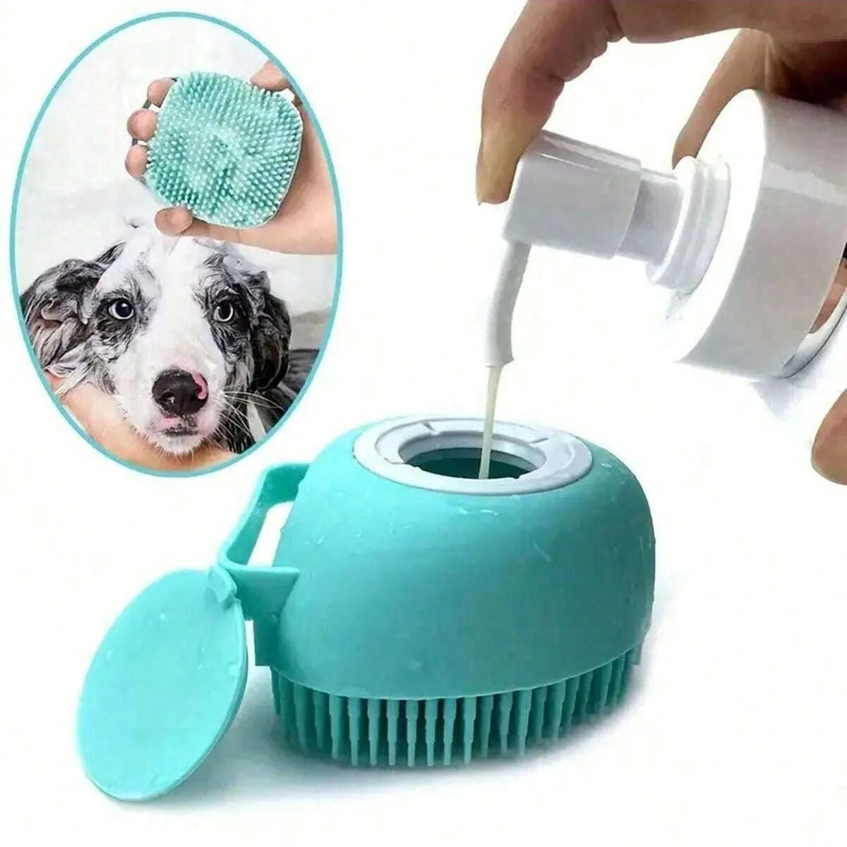 Elor ® Silicone Pet Bath Brush