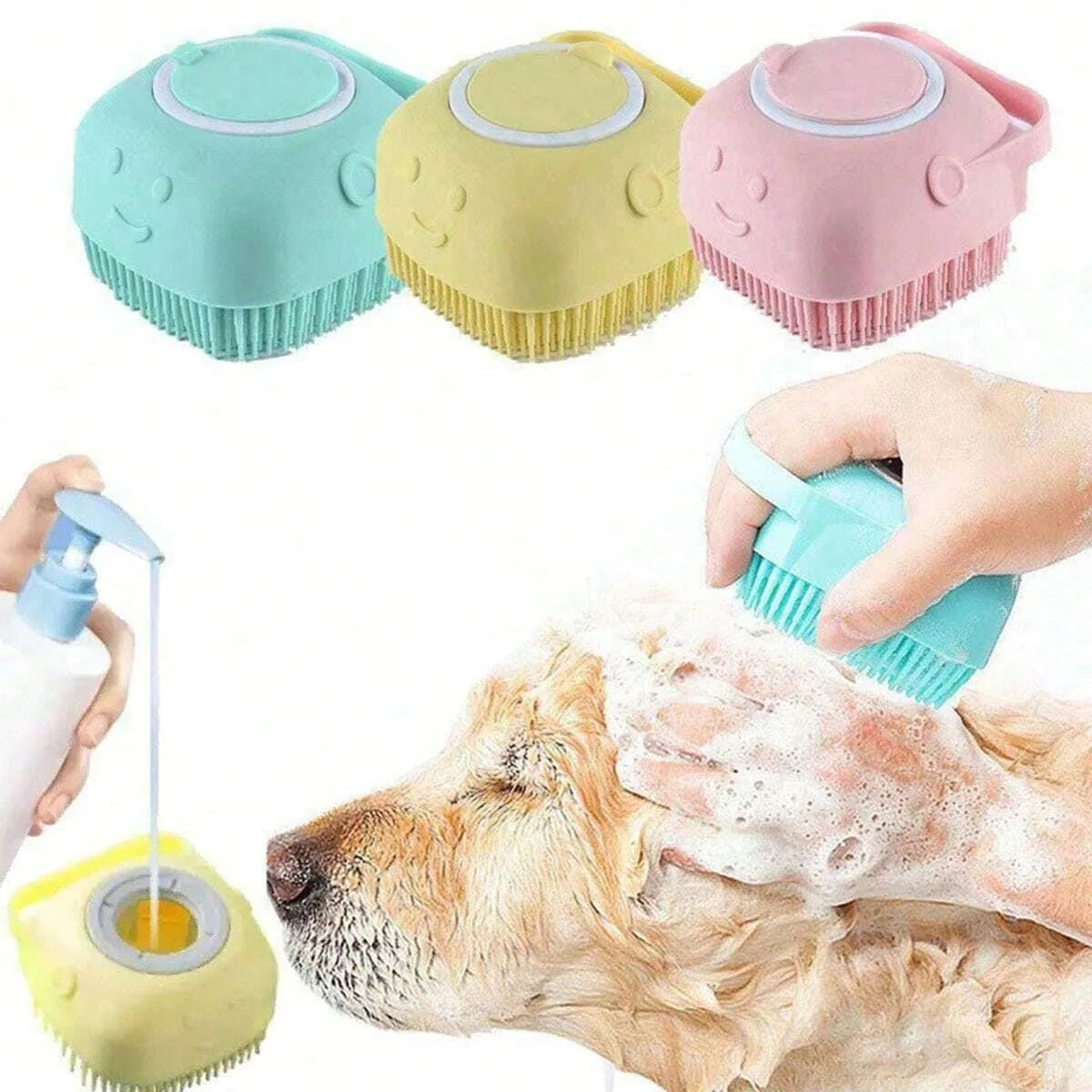 Elor ® Silicone Pet Bath Brush