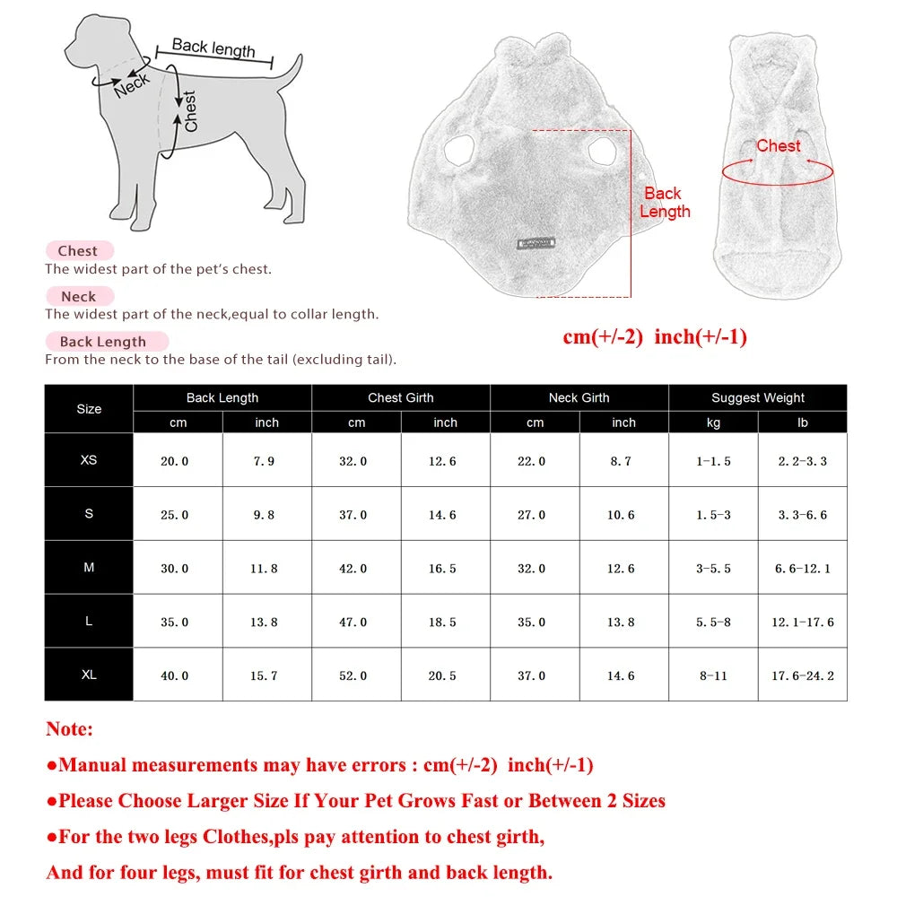 Elor ® Fleece Costume Pet