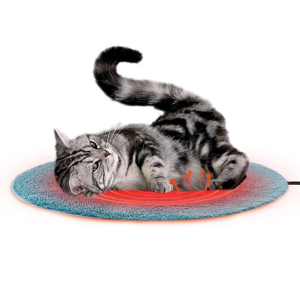1pc 40cm Pet Electric Blanket Heating Pad Dog Cat Bed Mat Pet Dog Sofa Cushions Pet Space Beds Heater Home Pet Heating Products