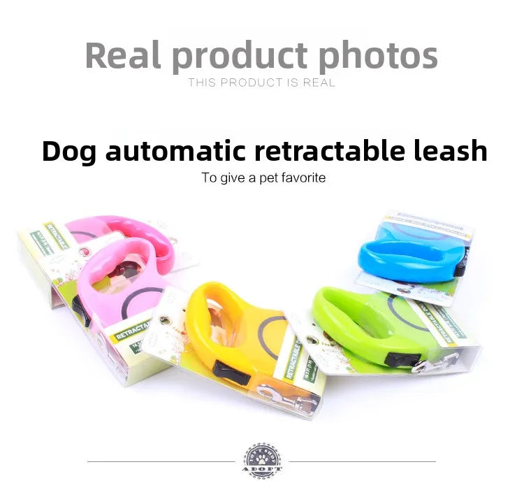 Dog automatic retractable leash with VIP teddy dog chain, dog walking rope, cat rope, cat chain, dog leash