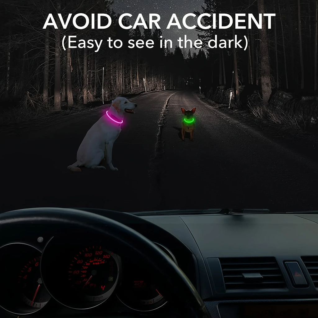 Elor ® Pet Dog LED Light Collar