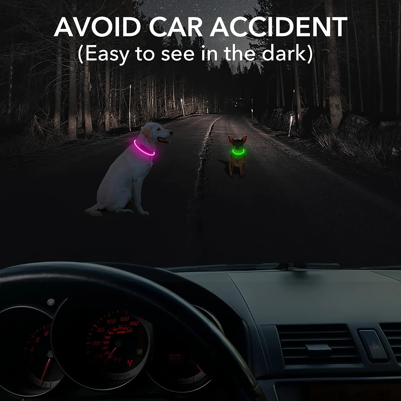 Elor ® Pet Dog LED Light Collar