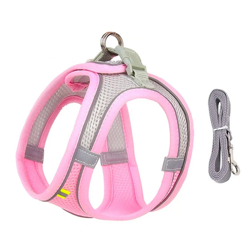 Elor ® Adjustable Puppy & Cat Harness Set