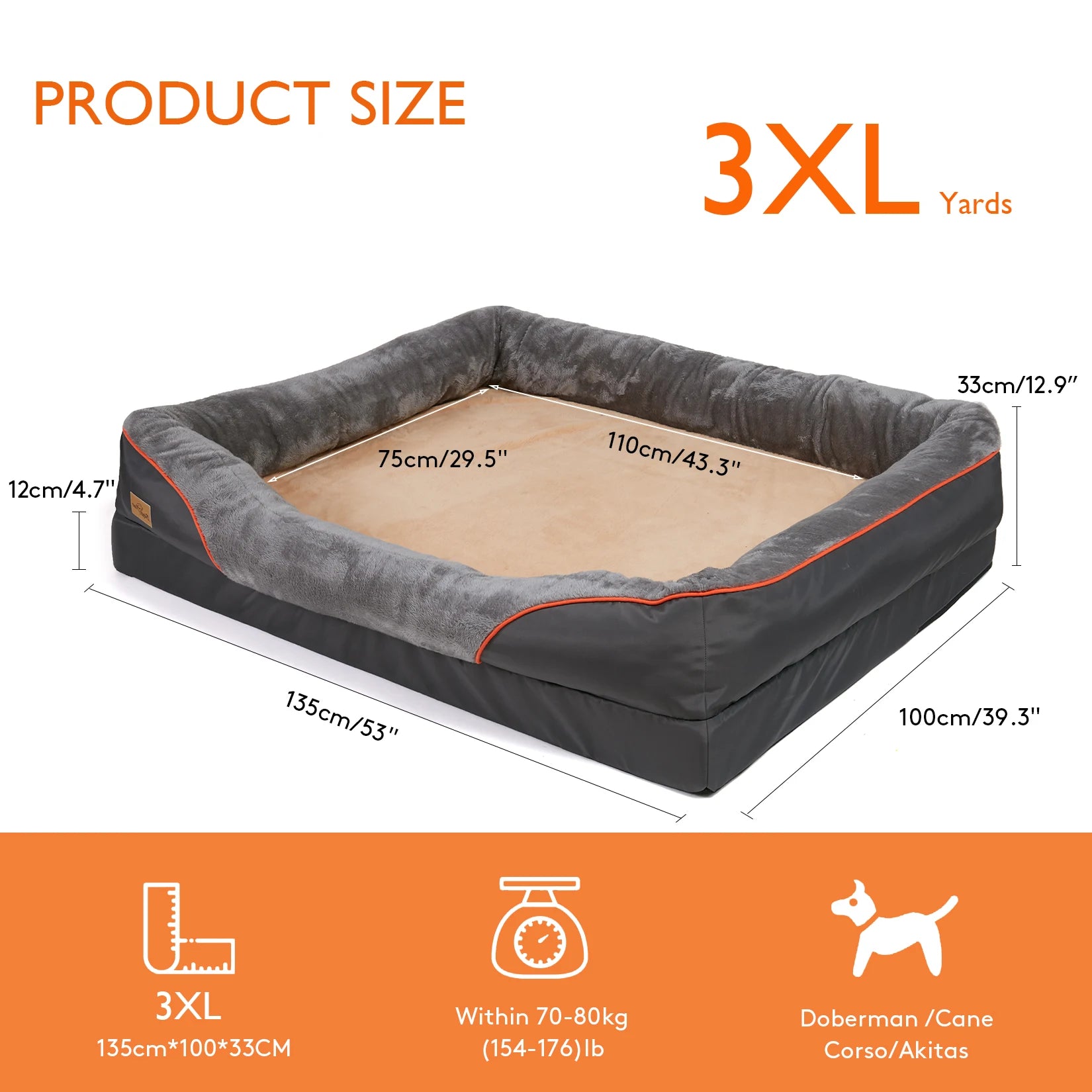Elor ® Super Soft Orthopedic Foam Pet Bed
