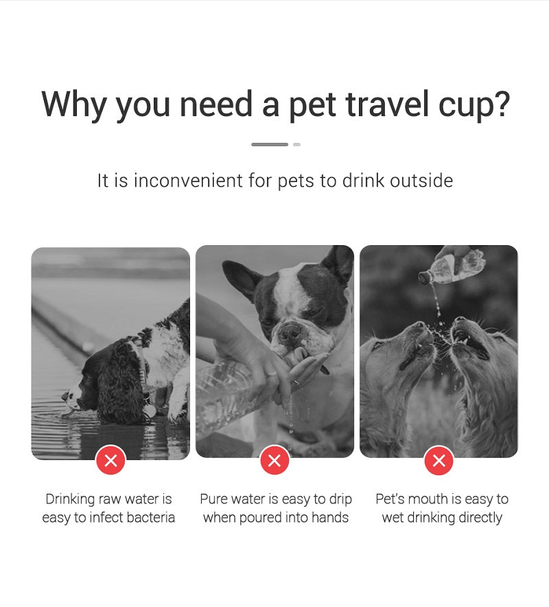 Elor ® Portable Dog Water Bottle