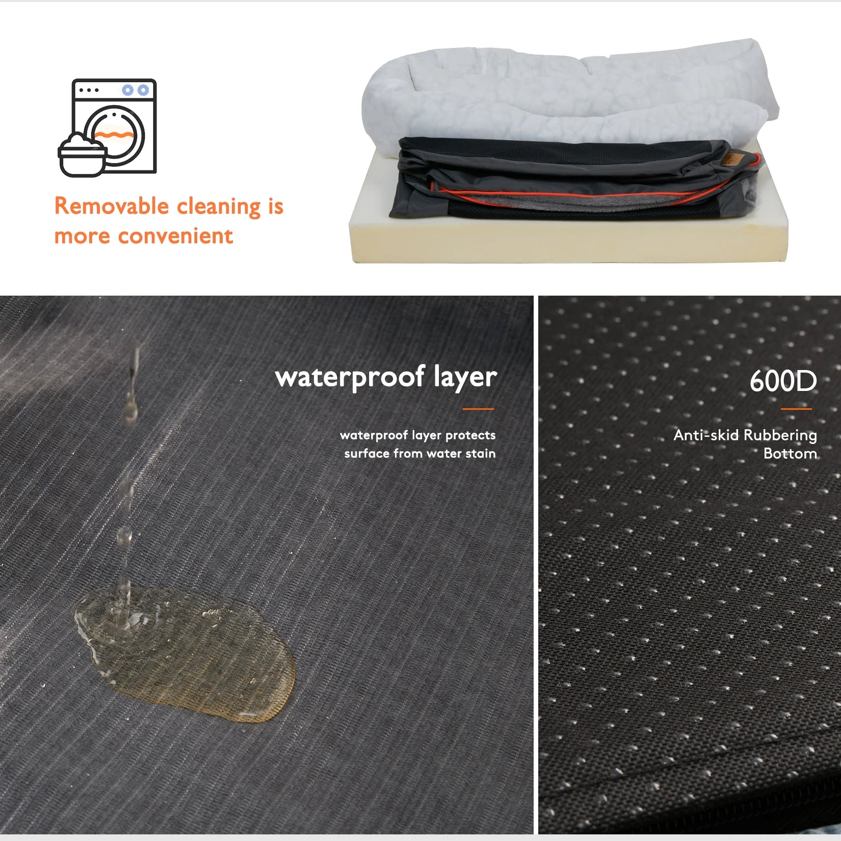 Elor ® Super Soft Orthopedic Foam Pet Bed
