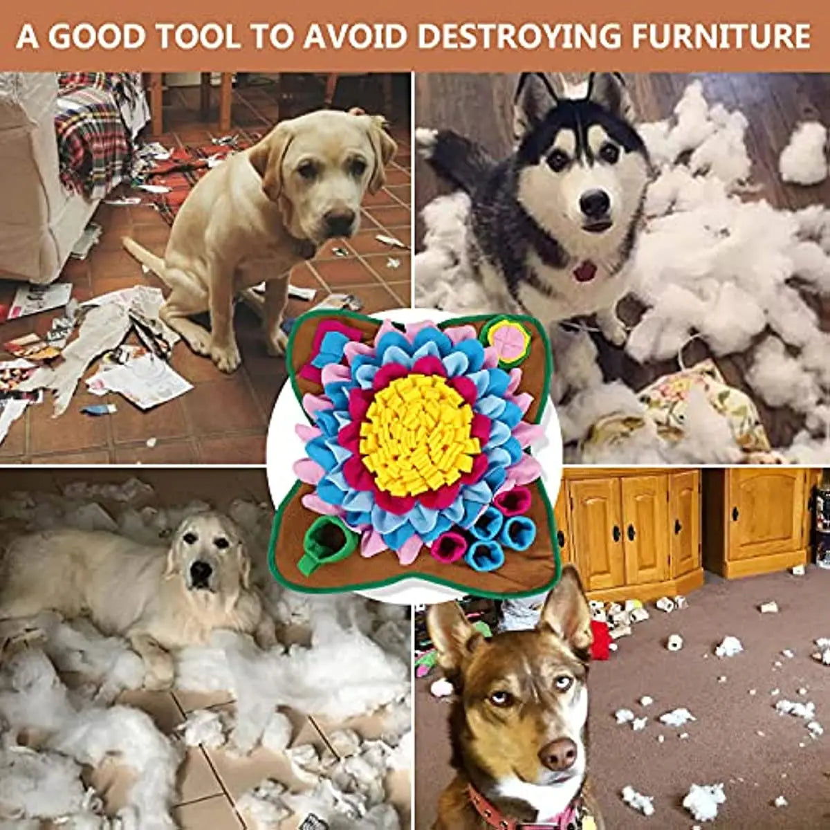 Elor ® Pet Dogs Snuffle Mat