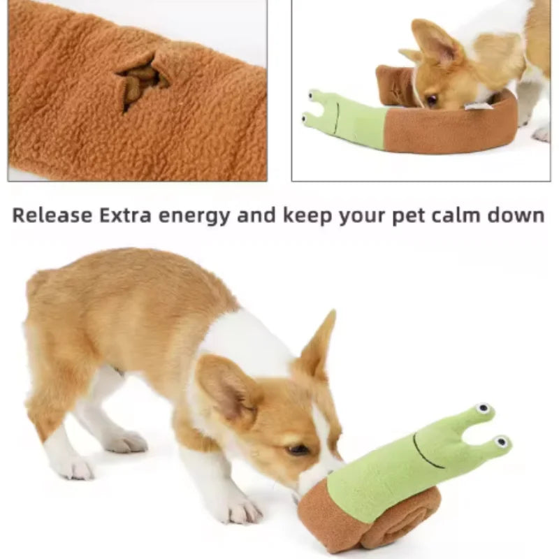 Elor ® Paws Snail Shaped Pet Toy