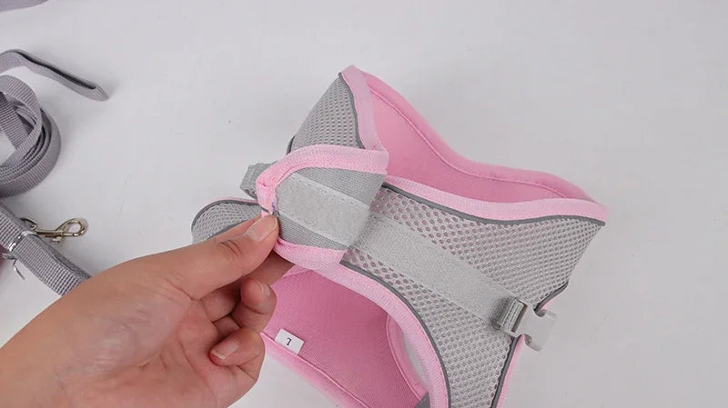 Elor ® Adjustable Puppy & Cat Harness Set