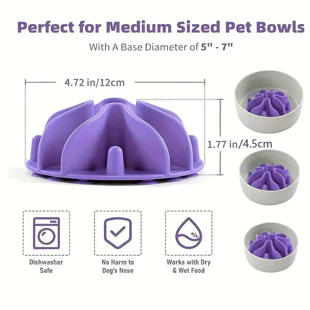 Elor ® Paws Soft Silicone Puzzle Pet Bowl