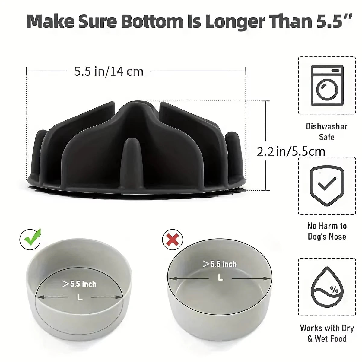 Elor ® Paws Soft Silicone Puzzle Pet Bowl