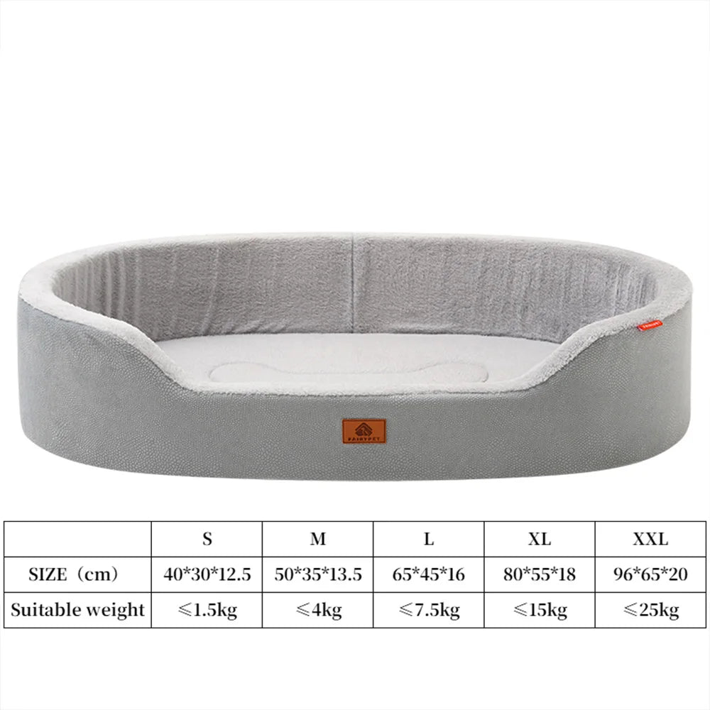 Elor ® Orthopedic Waterproof Dog Bed for Large Dogs