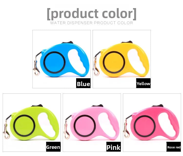 Dog automatic retractable leash with VIP teddy dog chain, dog walking rope, cat rope, cat chain, dog leash