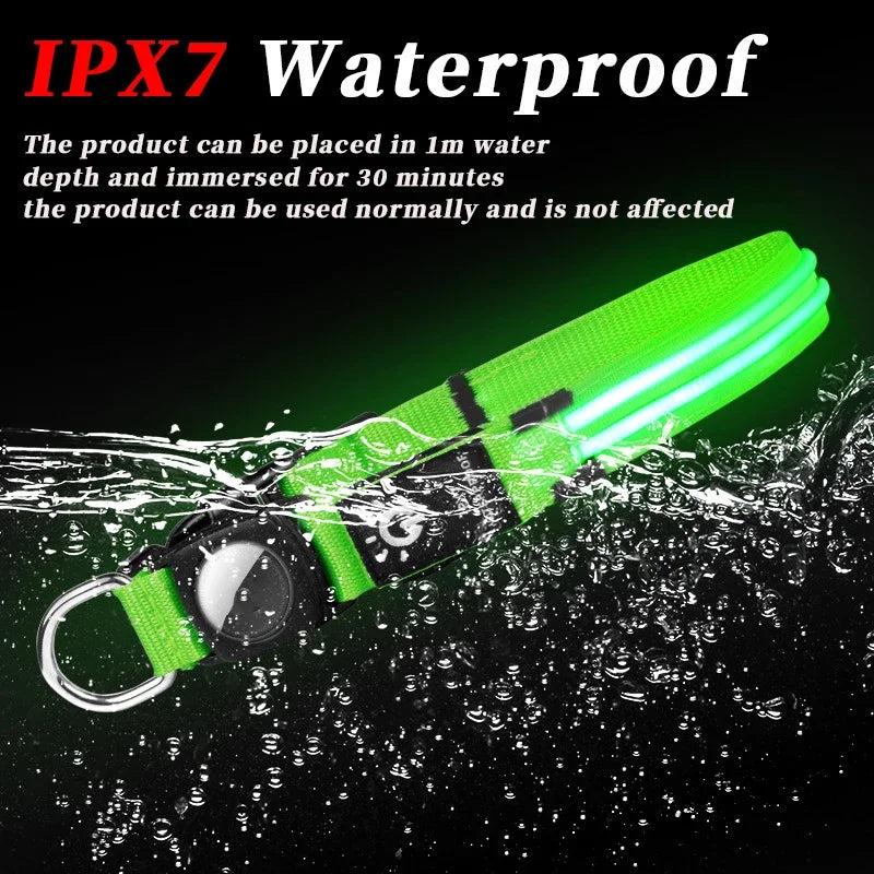 Waterproof LED Pet Luminous Collar Cat Collar