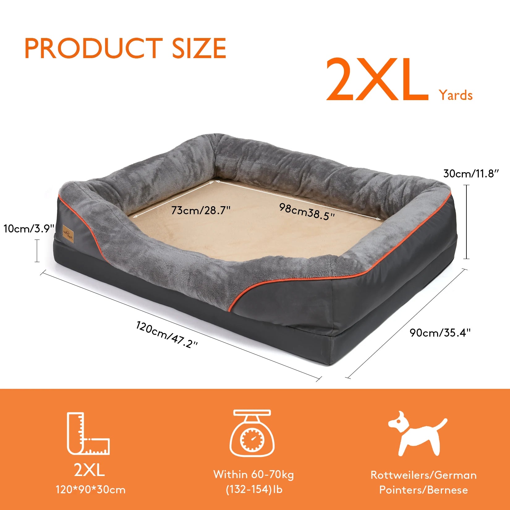 Elor ® Super Soft Orthopedic Foam Pet Bed