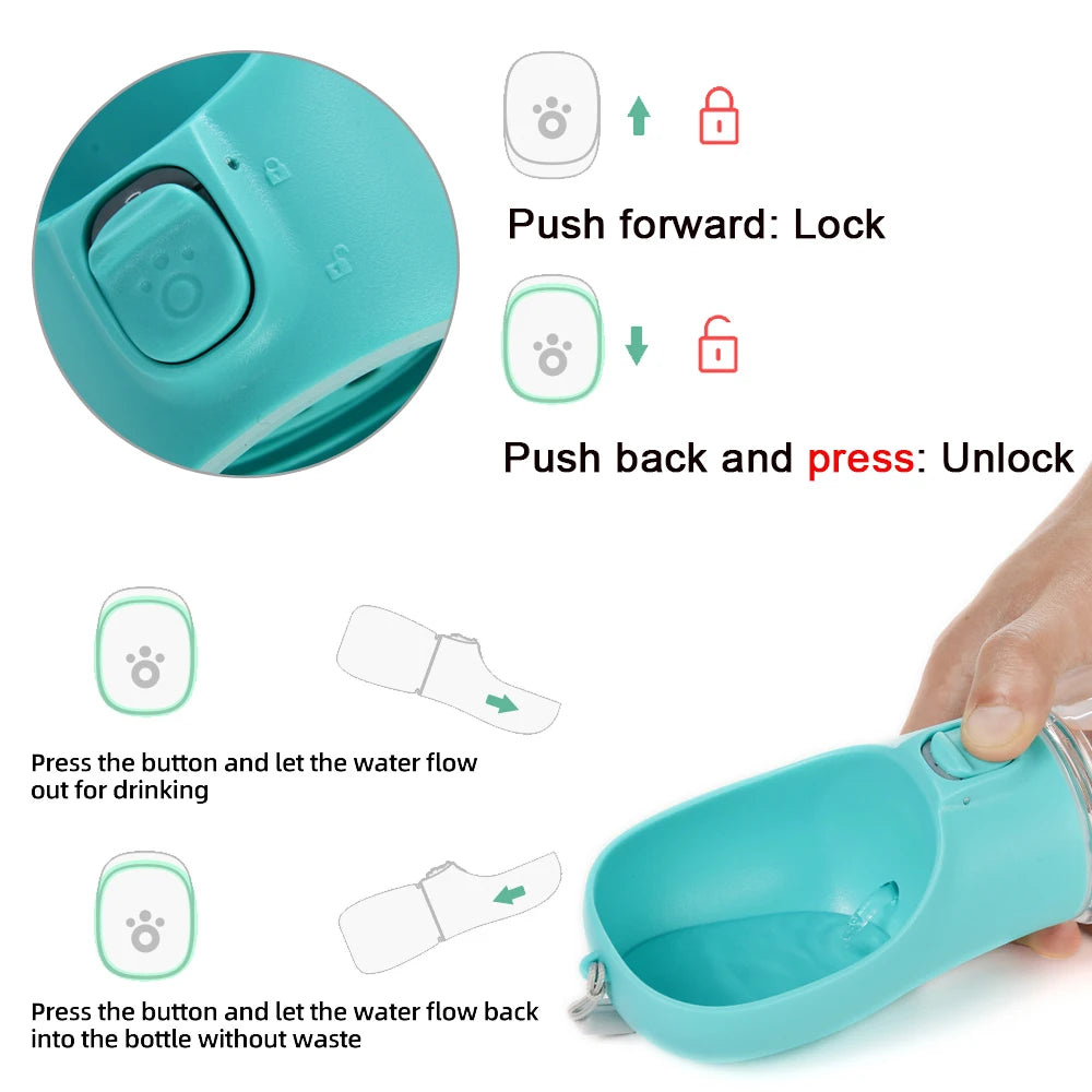 Elor ® Portable Dog Water Bottle