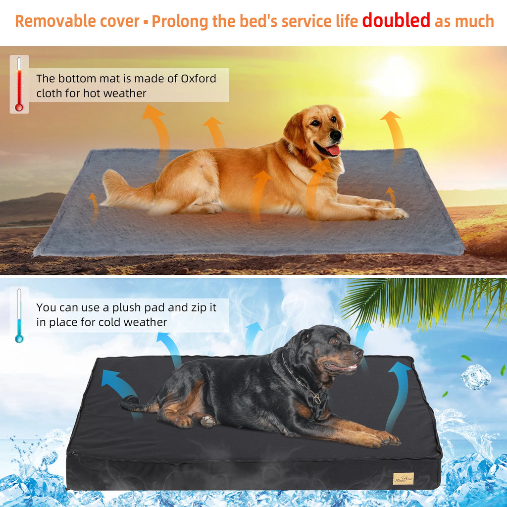 Elor ® Orthopedic Dog Bed for Medium & Large Dogs