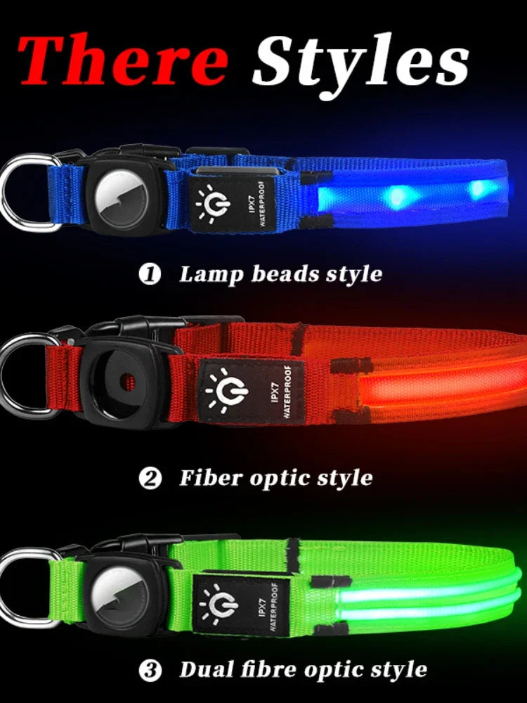 Waterproof LED Pet Luminous Collar Cat Collar