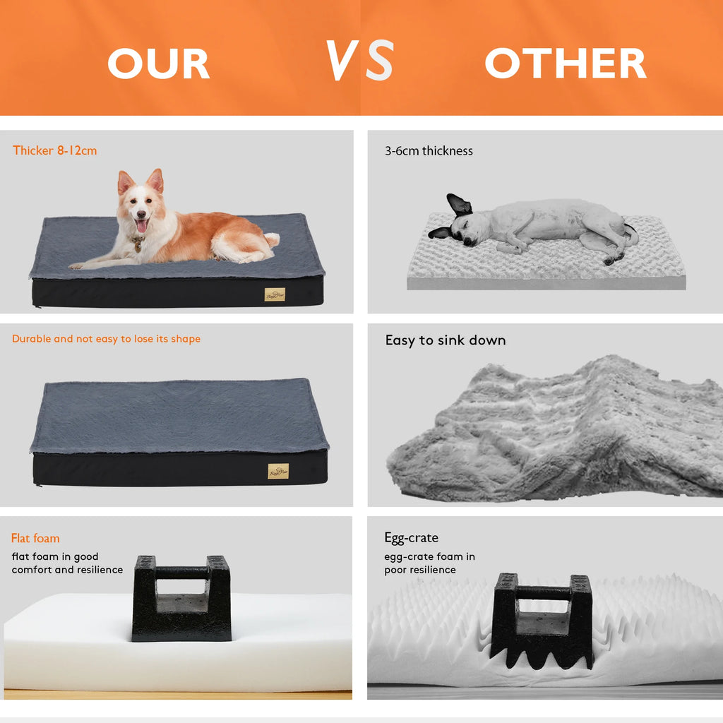 Elor ® Orthopedic Dog Bed for Medium & Large Dogs