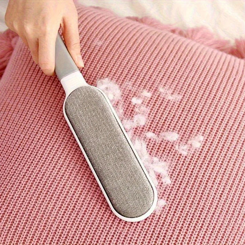 Double-Sided Pet Hair Remover Manual Electrostatic Sticky Lint Brush for Cat Clothing Sofa
