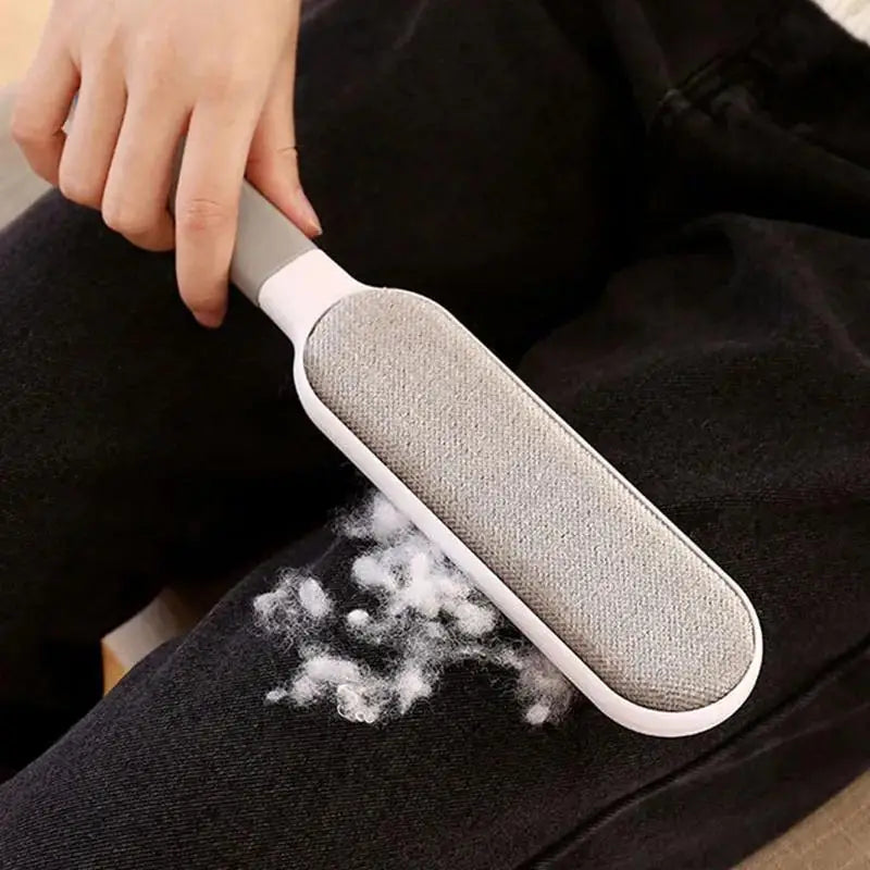 Double-Sided Pet Hair Remover Manual Electrostatic Sticky Lint Brush for Cat Clothing Sofa