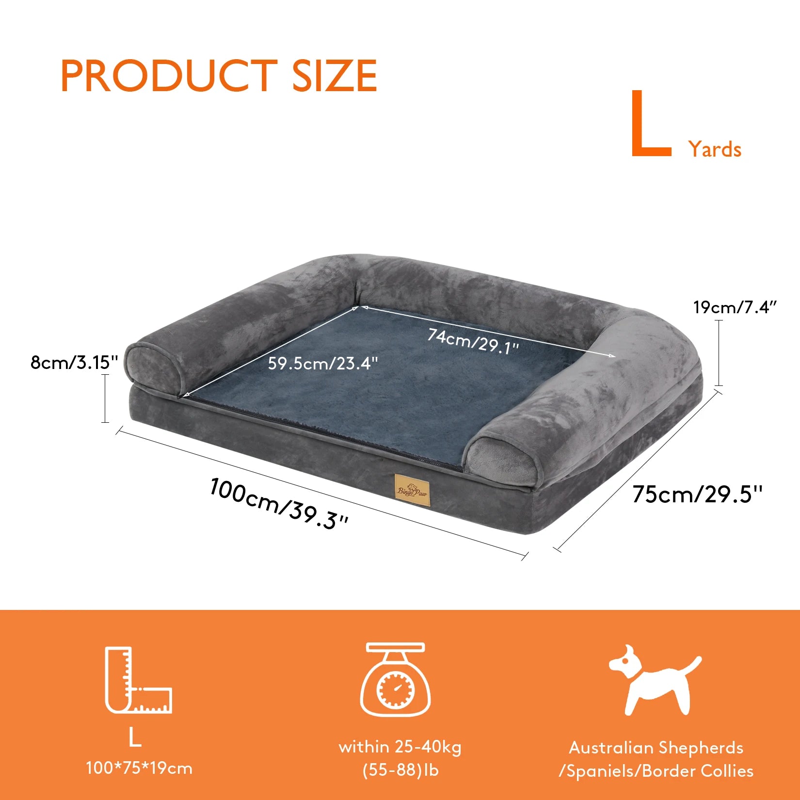 Elor ® Premium Orthopedic Dog Bed – Ultimate Comfort & Joint Support