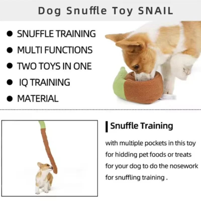 Elor ® Paws Snail Shaped Pet Toy
