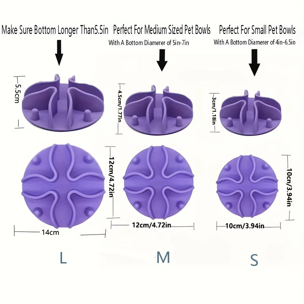 Elor ® Paws Soft Silicone Puzzle Pet Bowl