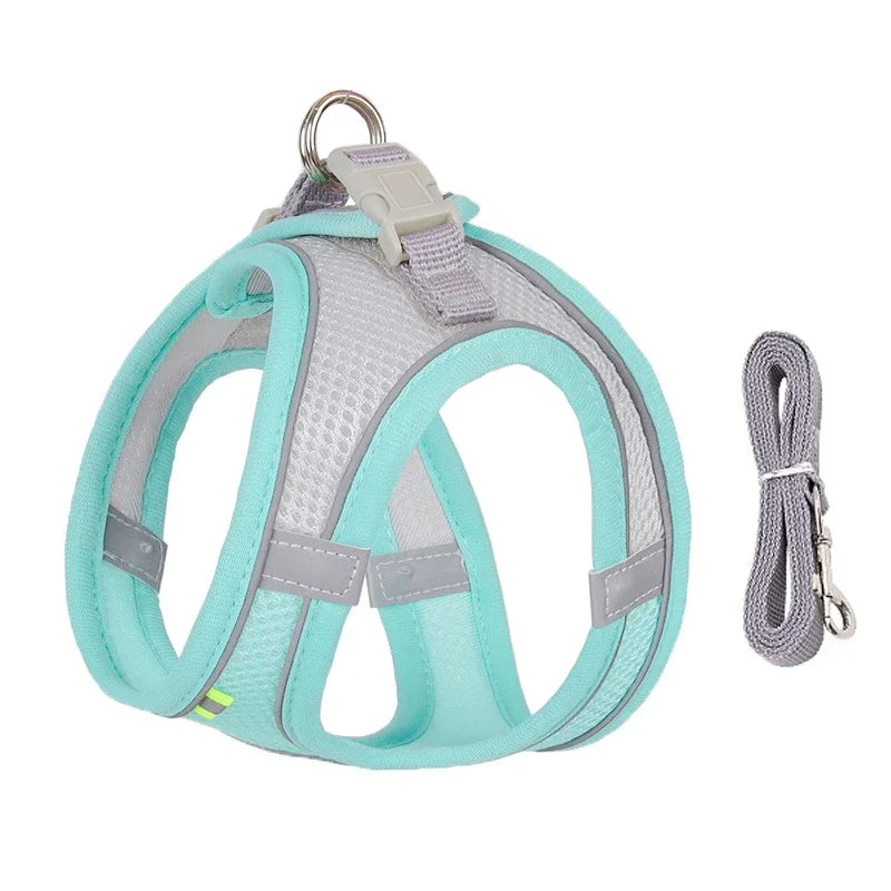 Elor ® Adjustable Puppy & Cat Harness Set