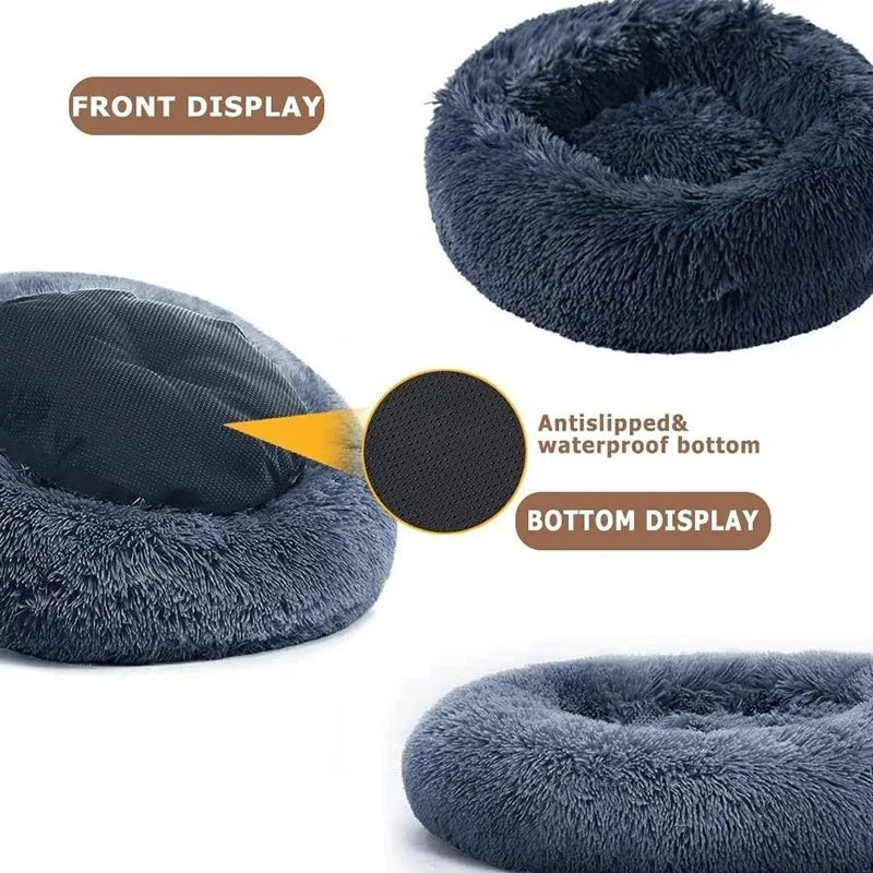 All-Season Dog House Bed ,Washable Warm Pet Bed for Small Dogs & Cats