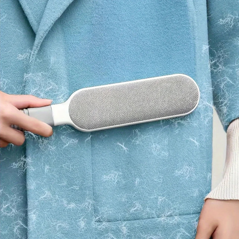 Double-Sided Pet Hair Remover Manual Electrostatic Sticky Lint Brush for Cat Clothing Sofa