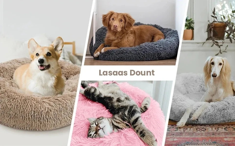 All-Season Dog House Bed ,Washable Warm Pet Bed for Small Dogs & Cats