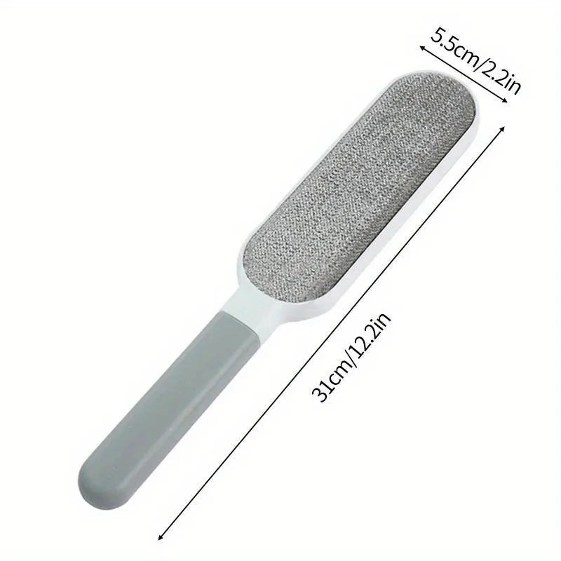 Double-Sided Pet Hair Remover Manual Electrostatic Sticky Lint Brush for Cat Clothing Sofa