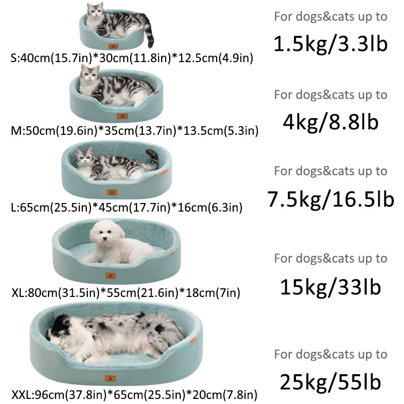 Elor ® Orthopedic Waterproof Dog Bed for Large Dogs