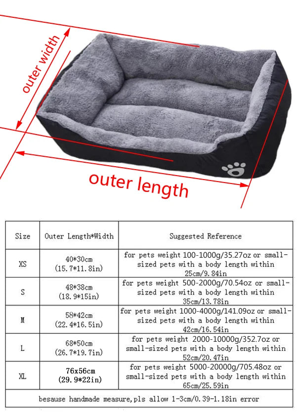 Elor ® Non-Slip, Bite-Resistant Pet Sleeping Bed