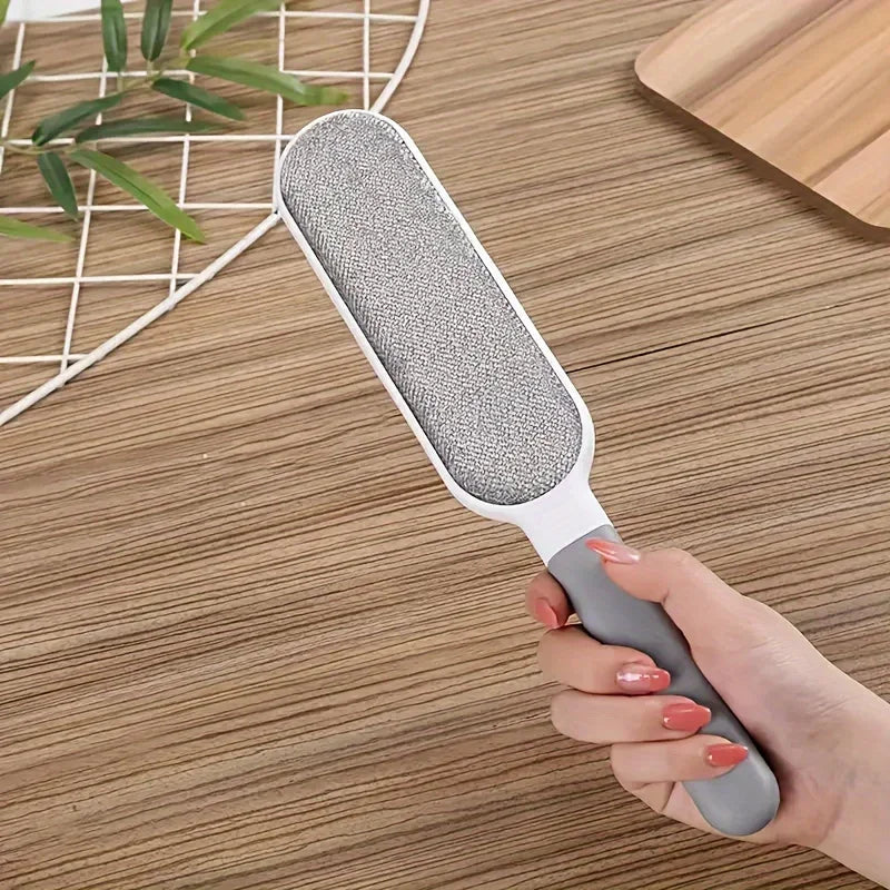 Double-Sided Pet Hair Remover Manual Electrostatic Sticky Lint Brush for Cat Clothing Sofa